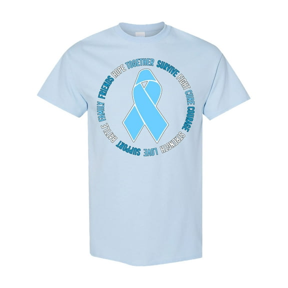 Inktastic Word Circle-prostate Cancer Awareness T-Shirt