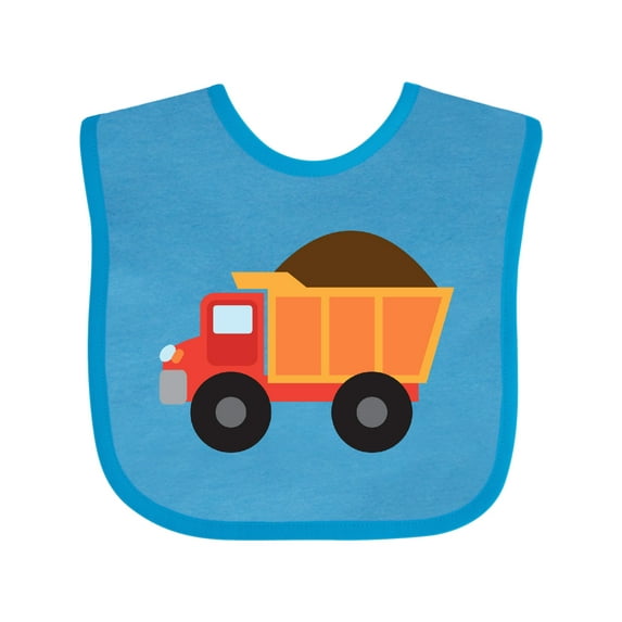 Inktastic Work Truck Construction Vehicle Boys or Girls Baby Bib