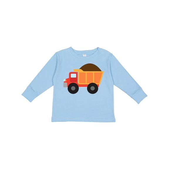Inktastic Work Truck Construction Vehicle Boys or Girls Long Sleeve Toddler T-Shirt