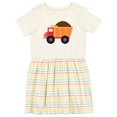 thumbnail image 1 of Inktastic Work Truck Construction Vehicle Girls Toddler Dress, 1 of 5