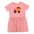 thumbnail image 1 of Inktastic Work Truck Construction Vehicle Girls Toddler Dress, 1 of 5