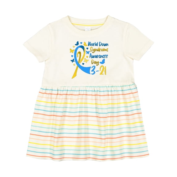 Inktastic World Down Syndrome Awareness Day 3-21 Girls Baby Dress