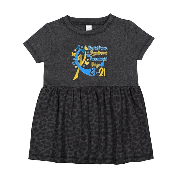 Inktastic World Down Syndrome Awareness Day 3-21 Girls Baby Dress