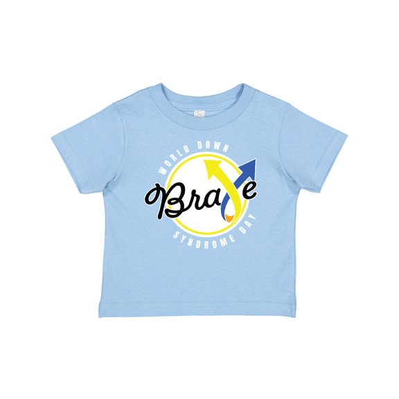 Inktastic World Down Syndrome Day Brave Boys or Girls Baby T-Shirt