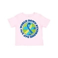 thumbnail image 1 of Inktastic World Down Syndrome Day March 21 with Planet Earth Boys or Girls Toddler T-Shirt, 1 of 5