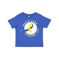 thumbnail image 1 of Inktastic World Down Syndrome Day with Yellow and Blue Ribbon Boys or Girls Toddler T-Shirt, 1 of 5