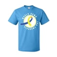 thumbnail image 1 of Inktastic World Down Syndrome Day with Yellow and Blue Ribbon T-Shirt, 1 of 5