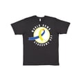 thumbnail image 1 of Inktastic World Down Syndrome Day with Yellow and Blue Ribbon T-Shirt, 1 of 5