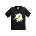 thumbnail image 1 of Inktastic World Down Syndrome Day with Yellow and Blue Ribbon Youth T-Shirt, 1 of 5