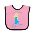thumbnail image 1 of Inktastic World's Best Big Sister Girls Baby Bib, 1 of 4