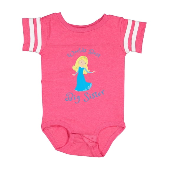 Inktastic World's Best Big Sister Girls Baby Bodysuit