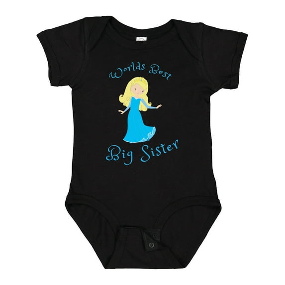 Inktastic World's Best Big Sister Girls Baby Bodysuit