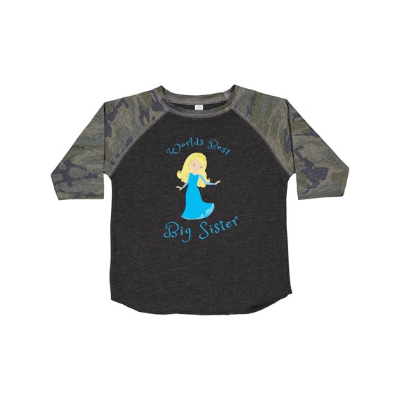 Inktastic World's Best Big Sister Girls Toddler T-Shirt