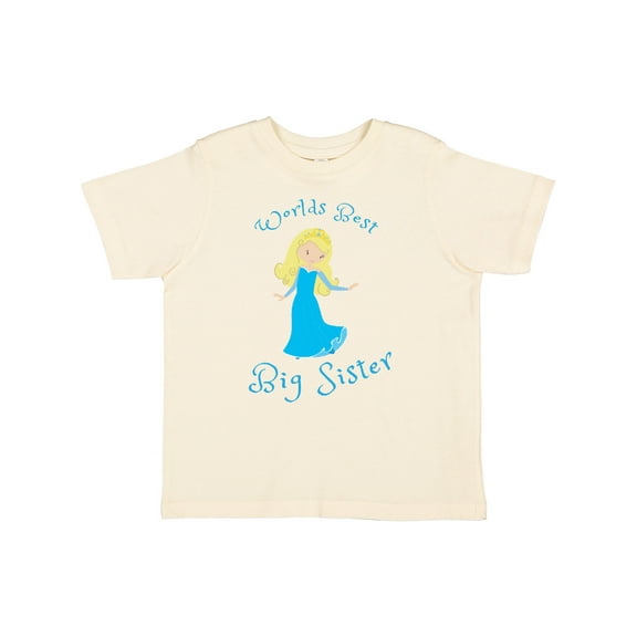 Inktastic World's Best Big Sister Girls Toddler T-Shirt