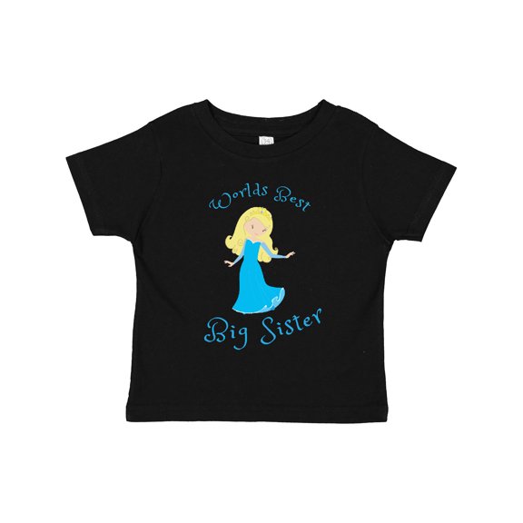Inktastic World's Best Big Sister Girls Toddler T-Shirt