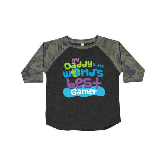 Inktastic World’s Best Gamer Daddy Boys or Girls Toddler T-Shirt