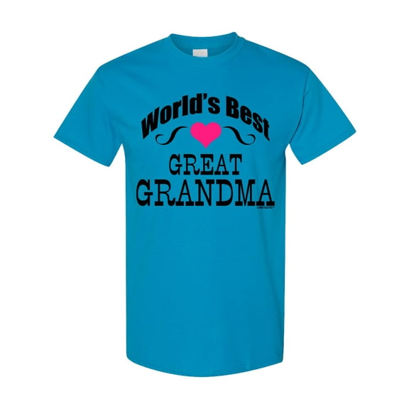 Inktastic World's Best Great Grandma T-Shirt