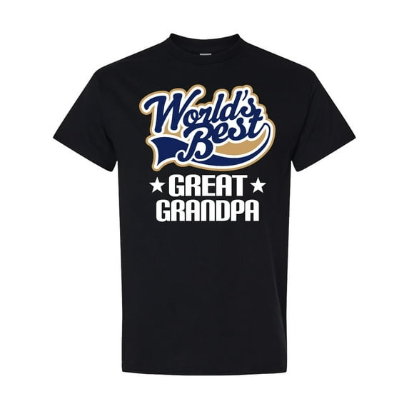 Inktastic World's Best Great Grandpa T-Shirt