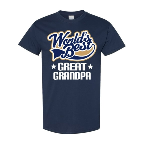 Inktastic World's Best Great Grandpa T-Shirt