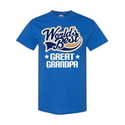 Inktastic Worlds Best Great Grandpa T-Shirt