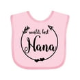 thumbnail image 1 of Inktastic World's Best Nana Girls Baby Bib, 1 of 4