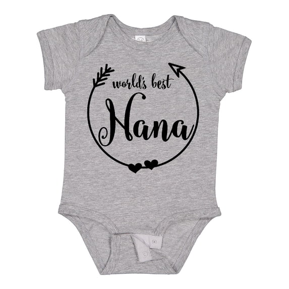 Inktastic World's Best Nana Girls Baby Bodysuit