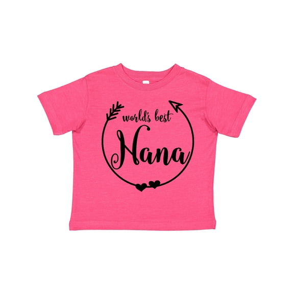 Inktastic World's Best Nana Girls Toddler T-Shirt