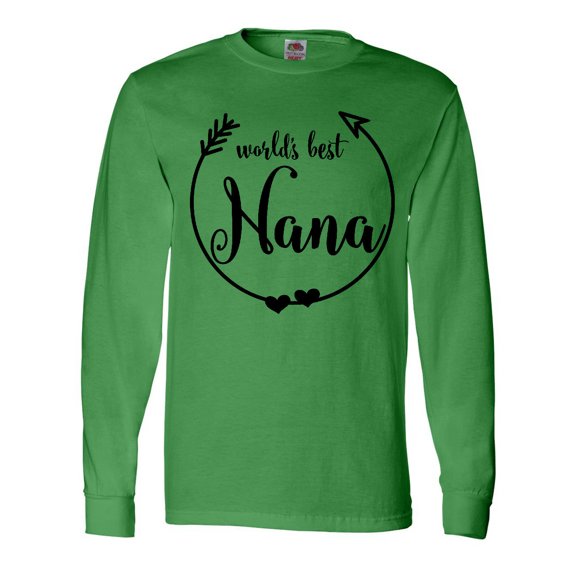 Inktastic World's Best Nana Long Sleeve T-Shirt