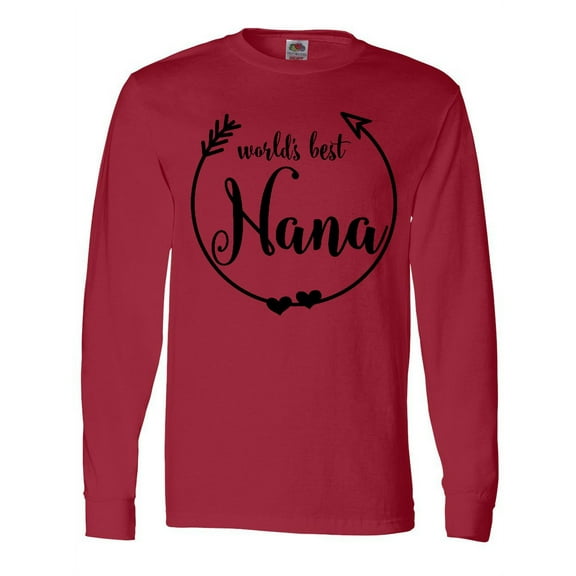 Inktastic World's Best Nana Long Sleeve T-Shirt