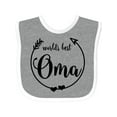 thumbnail image 1 of Inktastic World's Best Oma Girls Baby Bib, 1 of 4