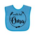 thumbnail image 1 of Inktastic World's Best Oma Girls Baby Bib, 1 of 4