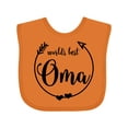 thumbnail image 1 of Inktastic World's Best Oma Girls Baby Bib, 1 of 4