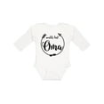 thumbnail image 1 of Inktastic World's Best Oma Girls Long Sleeve Baby Bodysuit, 1 of 5