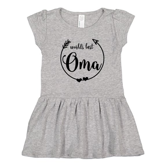 Inktastic World's Best Oma Girls Toddler Dress