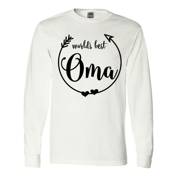 Inktastic World's Best Oma Long Sleeve T-Shirt