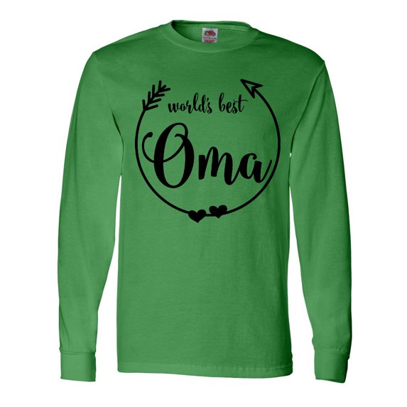Inktastic World's Best Oma Long Sleeve T-Shirt