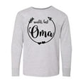 thumbnail image 1 of Inktastic World's Best Oma Long Sleeve Youth T-Shirt, 1 of 5