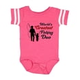 thumbnail image 1 of Inktastic World's Greatest Fishing Duo Boys or Girls Baby Bodysuit, 1 of 5