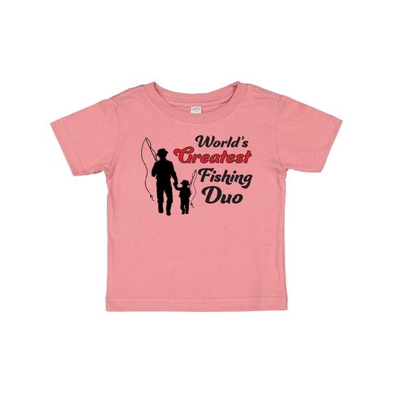 Inktastic World's Greatest Fishing Duo Boys or Girls Baby T-Shirt