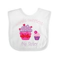 thumbnail image 1 of Inktastic World's Sweetest Big Sister Girls Baby Bib, 1 of 4