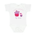 thumbnail image 1 of Inktastic World's Sweetest Big Sister Girls Baby Bodysuit, 1 of 5