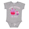 thumbnail image 1 of Inktastic World's Sweetest Big Sister Girls Baby Bodysuit, 1 of 5