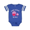 thumbnail image 1 of Inktastic World's Sweetest Big Sister Girls Baby Bodysuit, 1 of 5