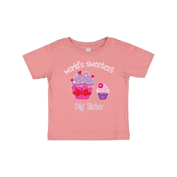 Inktastic World's Sweetest Big Sister Girls Baby T-Shirt