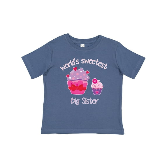 Inktastic World's Sweetest Big Sister Girls Baby T-Shirt