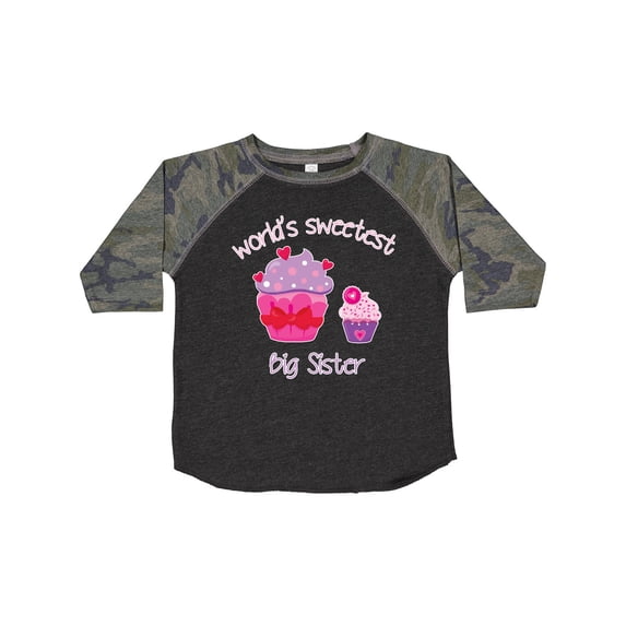 Inktastic World's Sweetest Big Sister Girls Toddler T-Shirt
