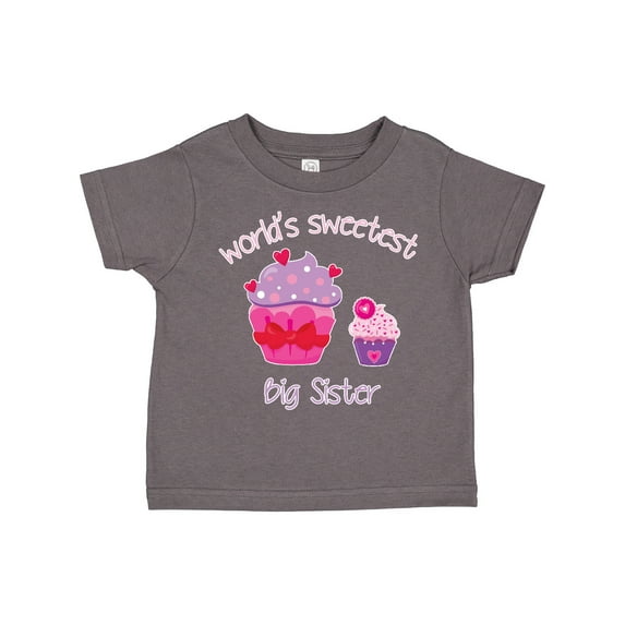 Inktastic World's Sweetest Big Sister Girls Toddler T-Shirt