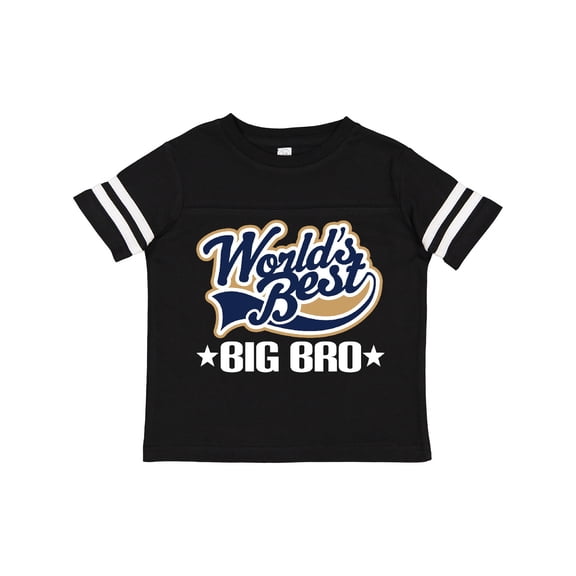 Inktastic Worlds Best Big Bro Gift for Brother Boys Toddler T-Shirt