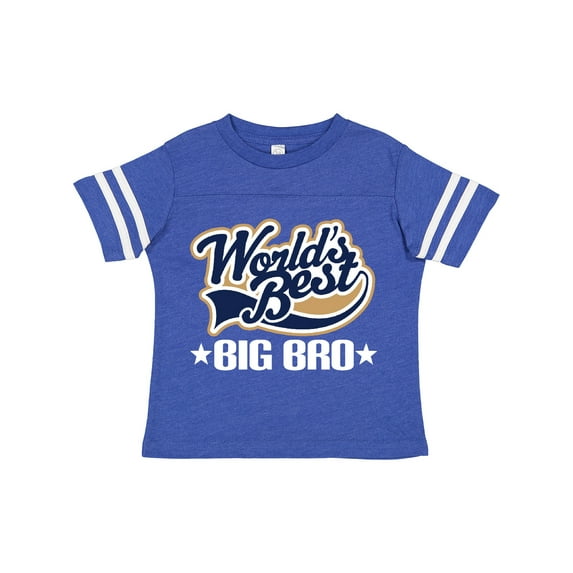 Inktastic Worlds Best Big Bro Gift for Brother Boys Toddler T-Shirt