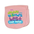 thumbnail image 1 of Inktastic Worlds Best Coal Miner Daddy Baby Burp Cloth, 1 of 3